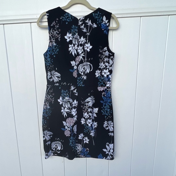 Banana Republic Black‎ Floral Dress Size 6 - Picture 7 of 8